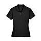 aerial view a black devon jones - womens drytec20(tm) performance polo, image 1 of 5