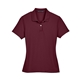 aerial view a burgundy devon jones - womens drytec20(tm) performance polo, image 1 of 5