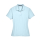 aerial view a crystal blue devon jones - womens drytec20(tm) performance polo, image 1 of 5