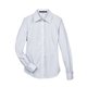 aerial view a wht/slvr / slate devon jones ladies crown collection(r) micro tattersall woven shirt - all, image 1 of 7
