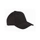 a black econscious hemp blend baseball hat - all
