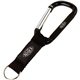 Key Tag Carabiner With Strap And Raised Rubber Patch