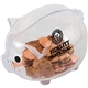 Promotional Piggy Shaped Bank with Removable Plug