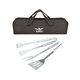Promotional Budget 3- Piece Barbeque (BBQ) Set with Spatula, Fork, and Tongs