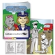 Promotional Coloring Book Friendly Police Officers