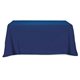 Promotional Flat Poly / Cotton 3- sided Table Cover - fits 6 standard table