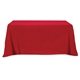 Promotional Flat Poly / Cotton 3- sided Table Cover - fits 6 standard table