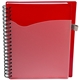 Promotional Polypro Notebook W / Clear Front Pocket