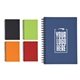 Promotional 5 X 7 Rubbery Spiral Notebook