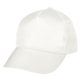 aerial view a white 100 econo elite polyester cap, image 1 of 3