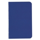 aerial view a blue leatherette cannon notebook, image 1 of 2