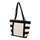 Promotional Striped Accent Boat Tote