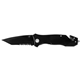 aerial view a black the dante recreational utility knife, image 1 of 6