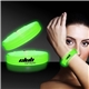 Promotional Deluxe Triple Wide 9 Inch Glow Bracelet - Green
