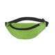 aerial view a lime green with black trim 44 polyester fanny pack, image 1 of 2