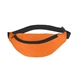 aerial view a orange with black trim 44 polyester fanny pack, image 1 of 2