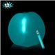 Promotional 12 Inch Inflatable Beach Balls with one 6 Inch Glow Stick - Aqua