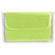 aerial view a clear case with lime green cloth multi purpose cleaning cloth - 6 x 6, image 1 of 2