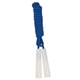 aerial view a white handles with blue rope budget jump rope, image 1 of 3
