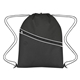 aerial view a black with black trim non - woven two - tone hit sports pack, image 1 of 2