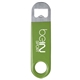 aerial view a lime mini vinyl bottle opener, image 1 of 2