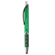 aerial view a metallic emerald green santa cruz mgc stylus pen, image 1 of 2