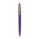 aerial view a purple barrel & purple cap gold trim pens, image 1 of 7