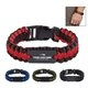 Promotional Paracord Bracelet With Metal Plate