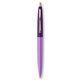 a grapetini barrel & purple cap gold trim pens