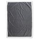 aerial view a silver grey standard size fairfield throw blanket, image 1 of 2