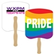 Promotional Rainbow Pride Hand Fan