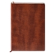 aerial view a brown pms168 fabrizio soft cover journal notebook, image 1 of 3