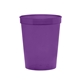 aerial view a translucent purple 16 oz touchdown stadium cup, image 1 of 2