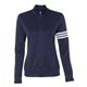 Promotional Adidas - Womens ClimaLite 3- Stripes French Terry Full - Zip Jacket - COLORS