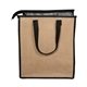 Promotional Insulated Jute Cooler Tote 12w x 13.75h x 8d