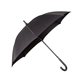 Promotional Leeman(TM) 48 Executive Umbrella with Curved Faux Leather Handle