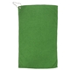 Promotional The Iron 300 GSM Heavy Duty Microfiber Golf Towel with Metal Grommet and Clip 12x18
