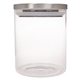 Promotional 26 oz Glass Container With Stainless Steel Lid