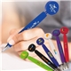Promotional Pen with round flat top clicker