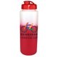 Promotional 32oz Mood Sports Bottle with Flip Top Cap, Full Color Digital