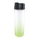Promotional 20 oz Halcyon Frosted Glass Bottle with Flip Top Lid, Full Color Digital