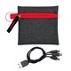 Promotional G Line Tech Pouch with Charging Cable