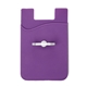 Promotional Silicone Card Holder with Metal Ring Phone Stand