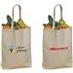 Promotional 5.5 oz Cotton Tote with 28 Handles / Straps