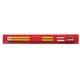 Promotional 12 Inch Plastic Ruler Stationery Kit with Pencil, Eraser and Sharpener