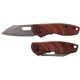 Promotional Timber Pocket Knife - Titanium Coated with Rosewood Handle