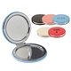 PU Leather Round Compact Mirror
