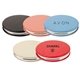 PU Leather Round Compact Mirror
