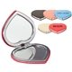 Promotional PU Leather Heart Compact Mirror