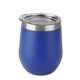 Promotional 12 oz Stemless Wine Glass with Stainless Steel Band